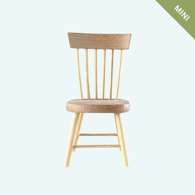 Dollhouse Classic Windsor Dining Chair | Natural Wood
