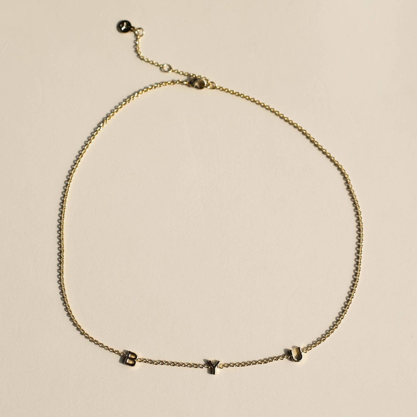 Brigham Young University Initial Necklace