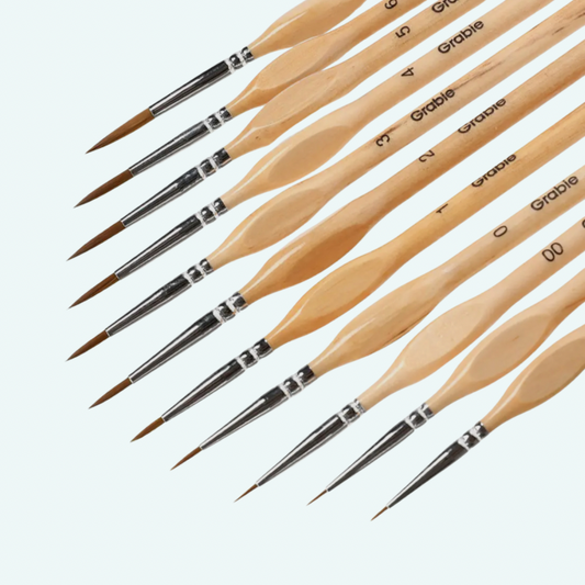 11 Pcs Miniature Detail Paint Brush Set