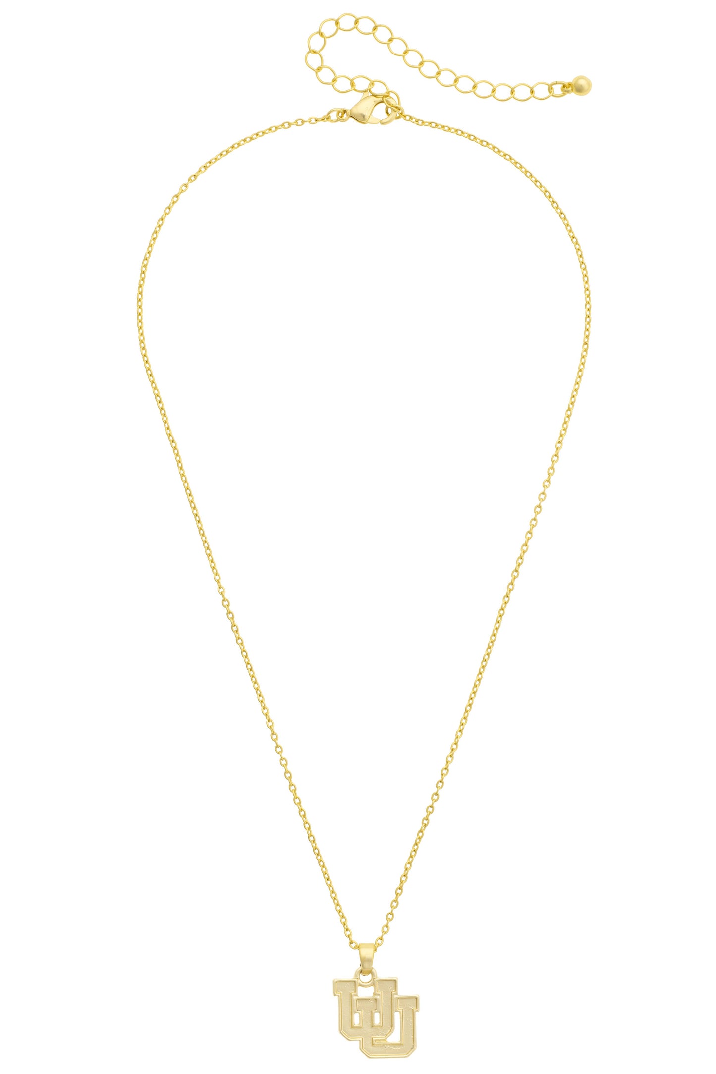 Utah Utes 24k Gold Plated Pendant Necklace