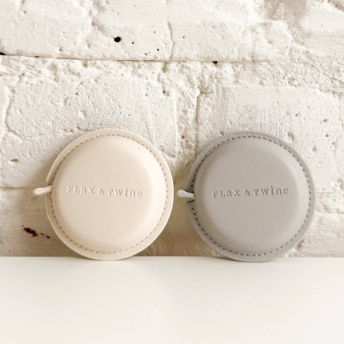 Flax & Twine Embossed Measuring Tape