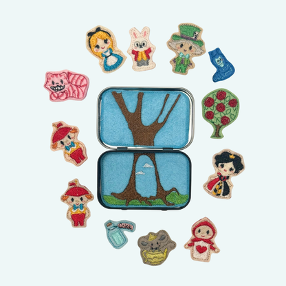 Alice Mini Felt Tin