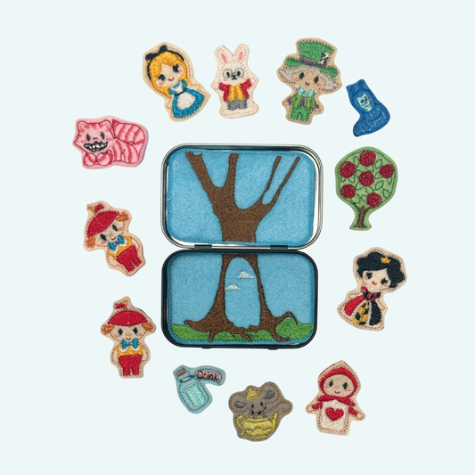 Alice Mini Felt Tin