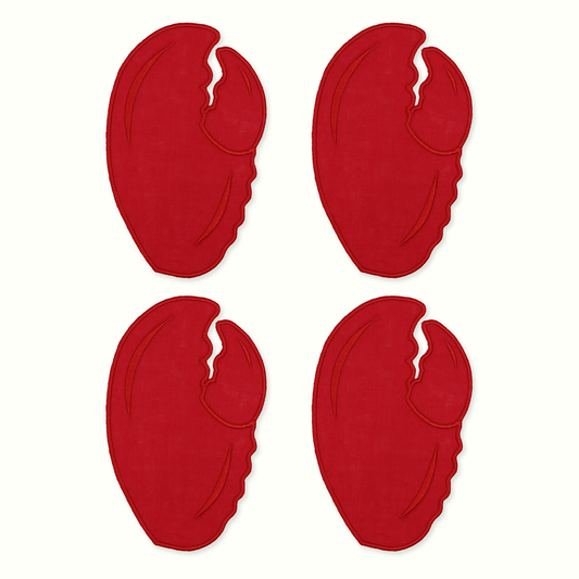 Lobster Claw Linen Cocktail Napkins