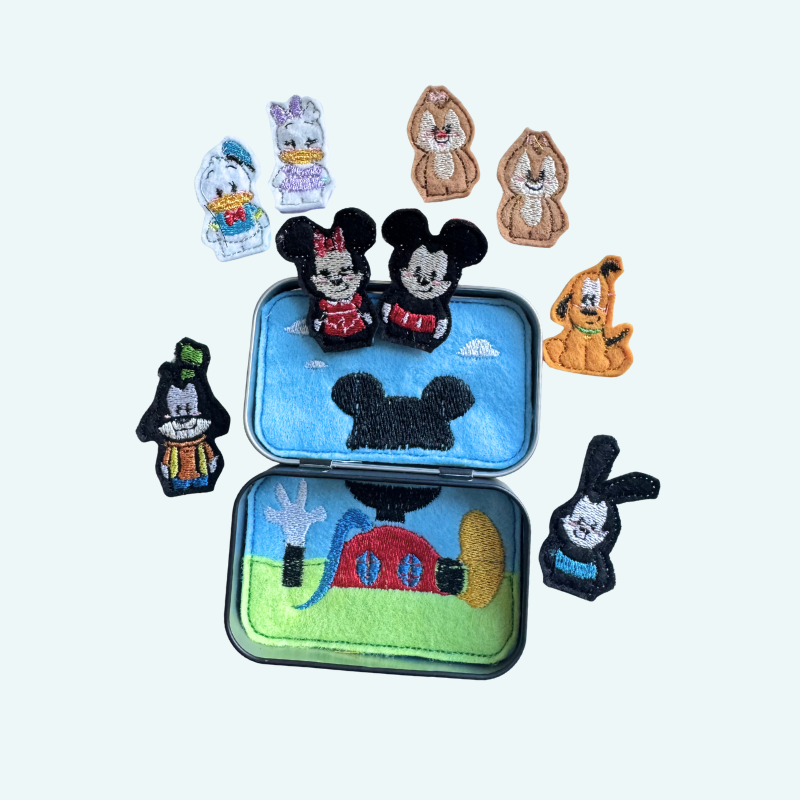 Mouse Mini Felt Tin