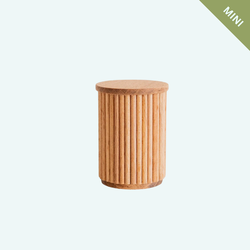 Dollhouse Fluted End Table | Wood Stain