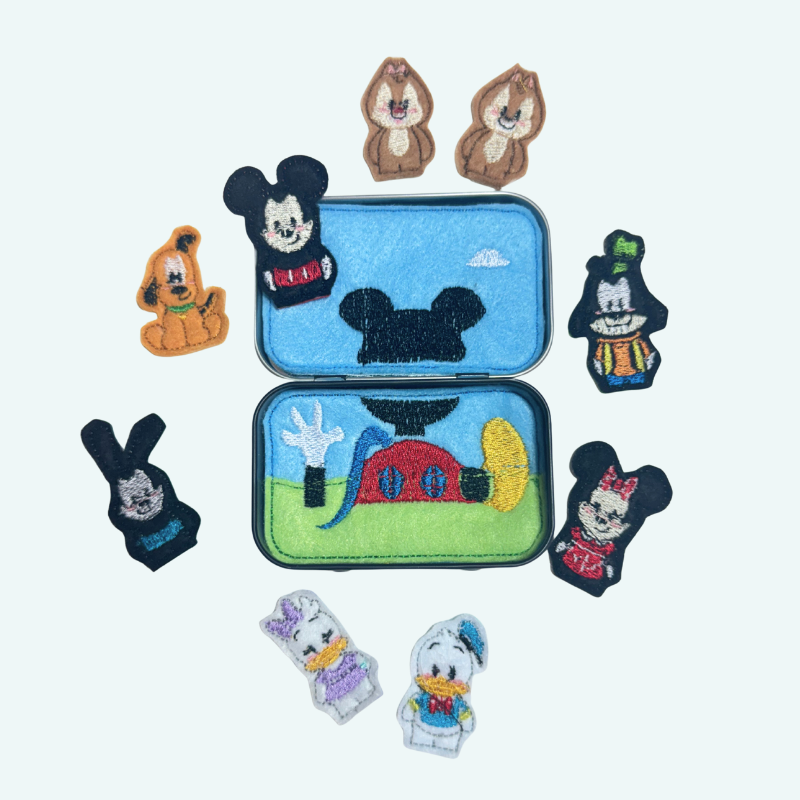 Mouse Mini Felt Tin