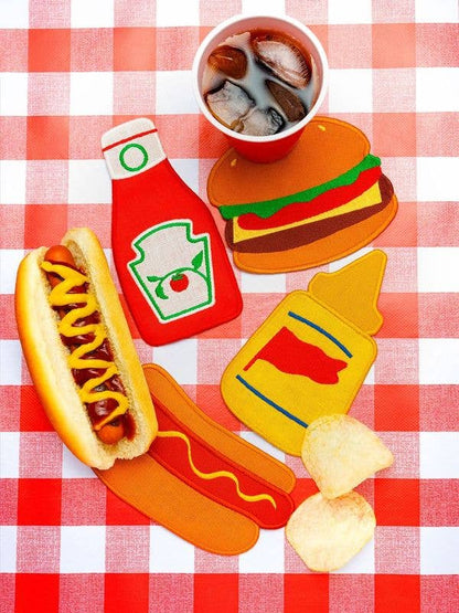 BBQ Cocktail Napkins - Set of 4