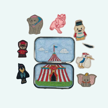 Elephant Mini Felt Tin