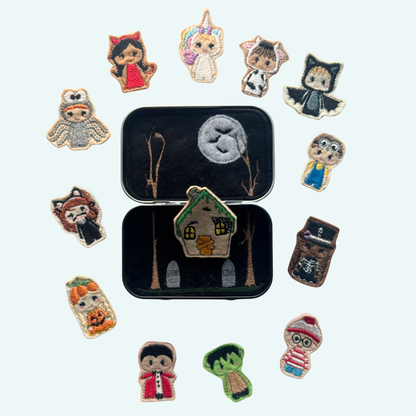 Trick-Or-Treat Mini Felt Tin