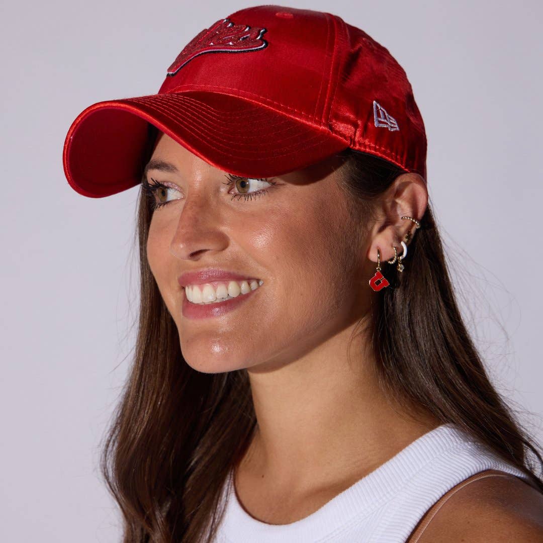 University of Utah Huggie Earrings