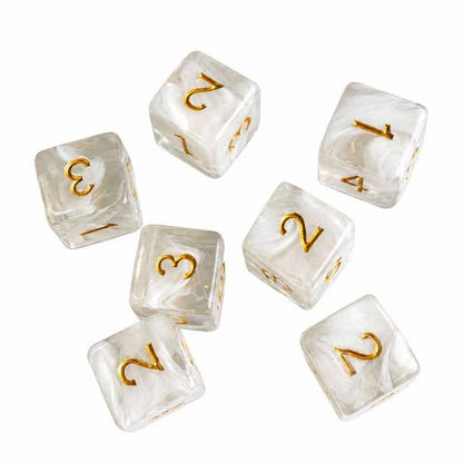 Swirl Translucent Mahjong Dice Gift Ready