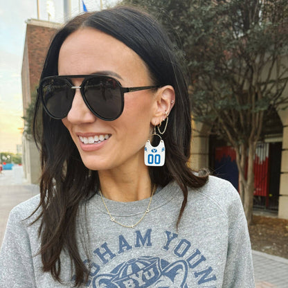 Brigham Young University Initial Necklace