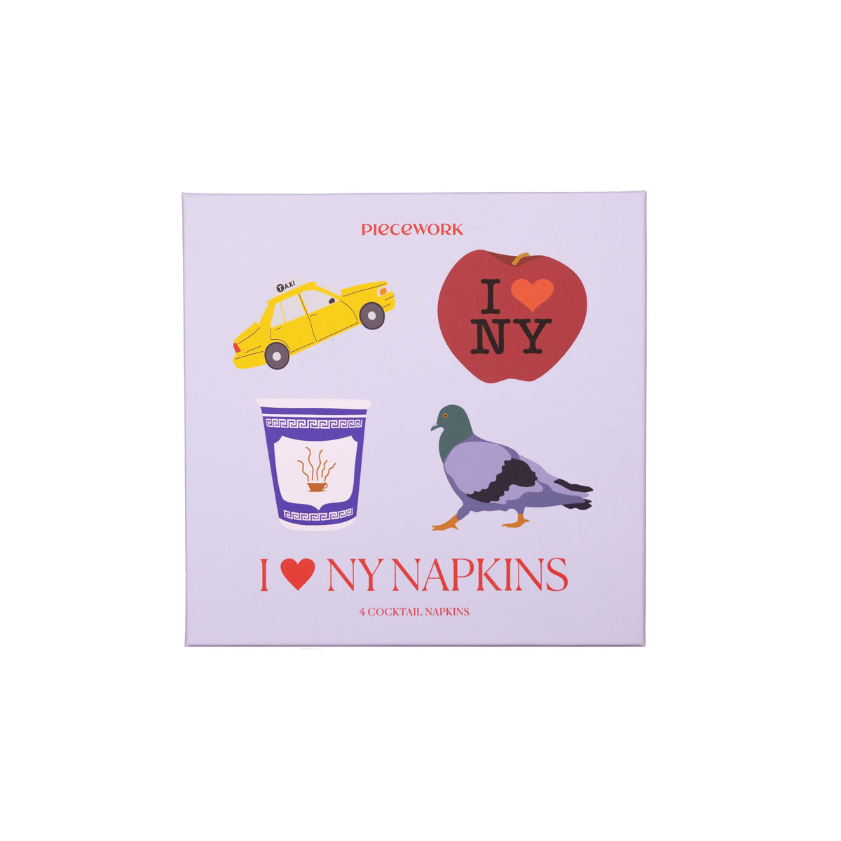 I❤️NY Cocktail Napkins - Set of 4