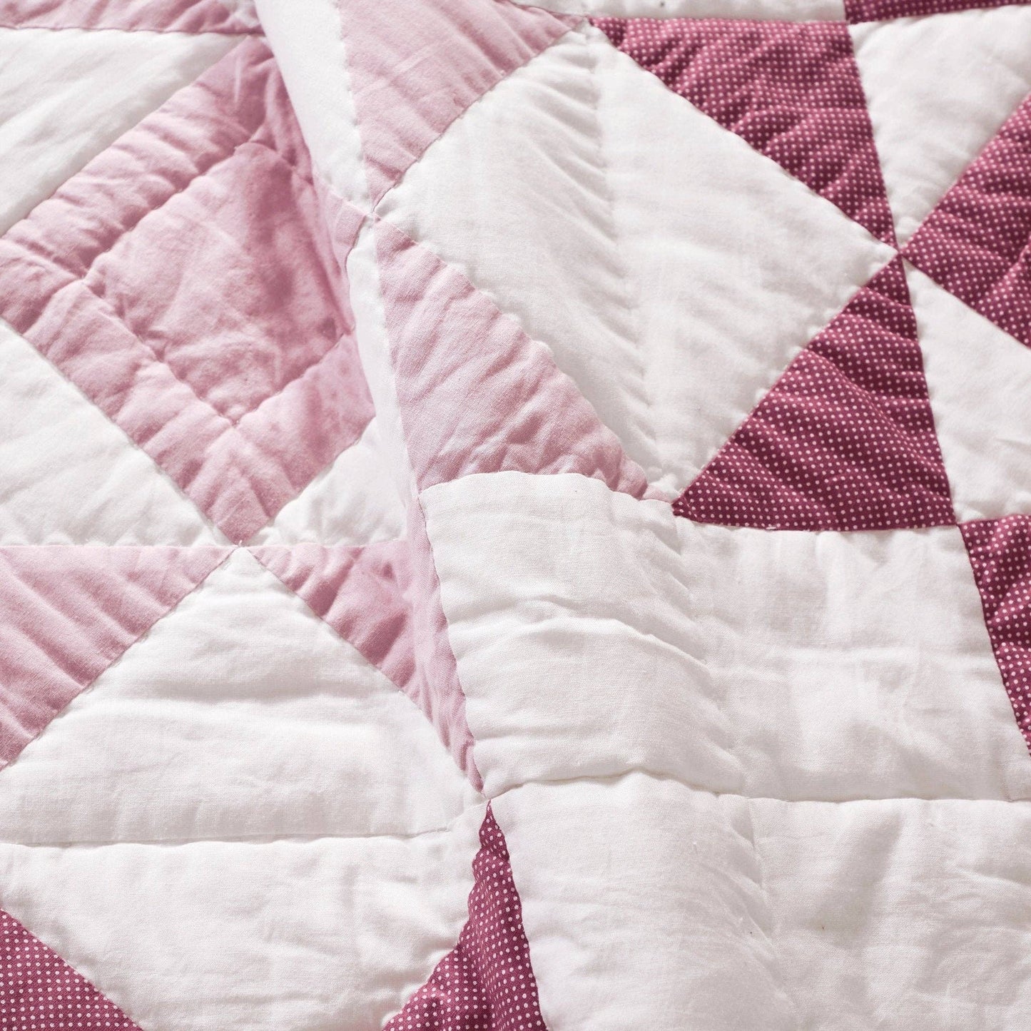 Abigail Pink Quilted Throw Blanket