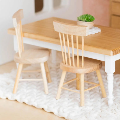 Dollhouse Classic Windsor Dining Chair | Natural Wood