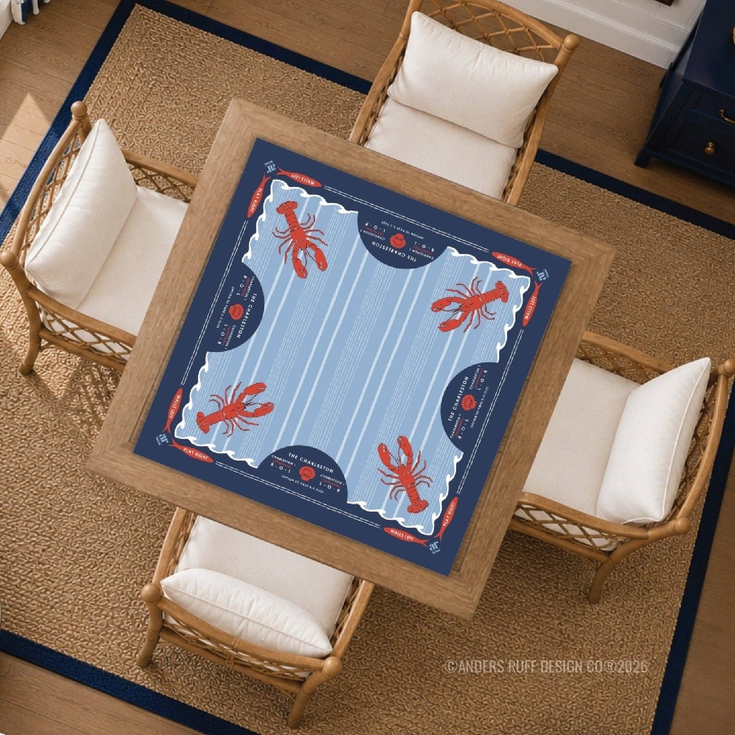 Harbor House Mahjong Mat