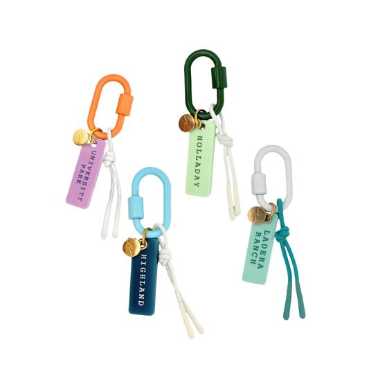 City Keychain Bag Charm