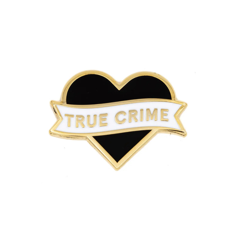 true crime heart pin