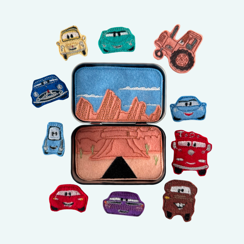 Car Mini Felt Tin