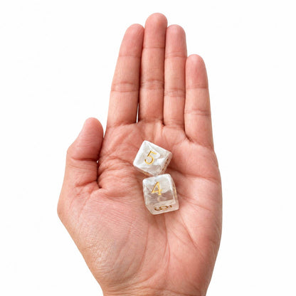 Swirl Translucent Mahjong Dice Gift Ready