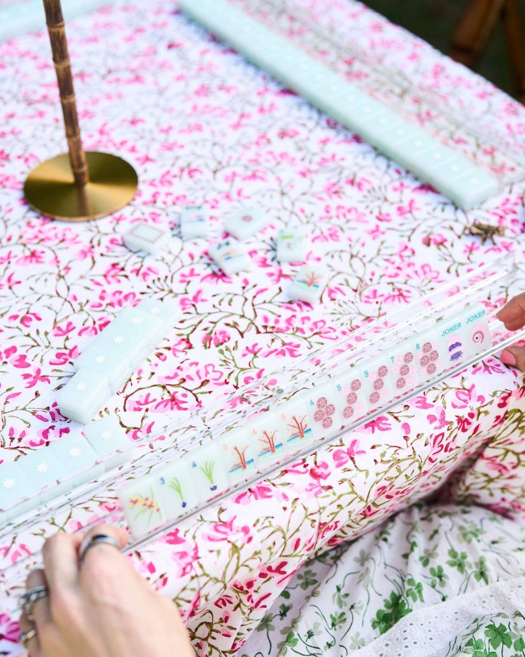 Elizabeth Mahjong Tablecloth