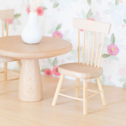 Dollhouse Classic Windsor Dining Chair | Natural Wood