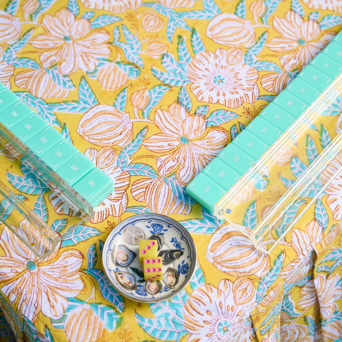 Emily Mahjong Tablecloth