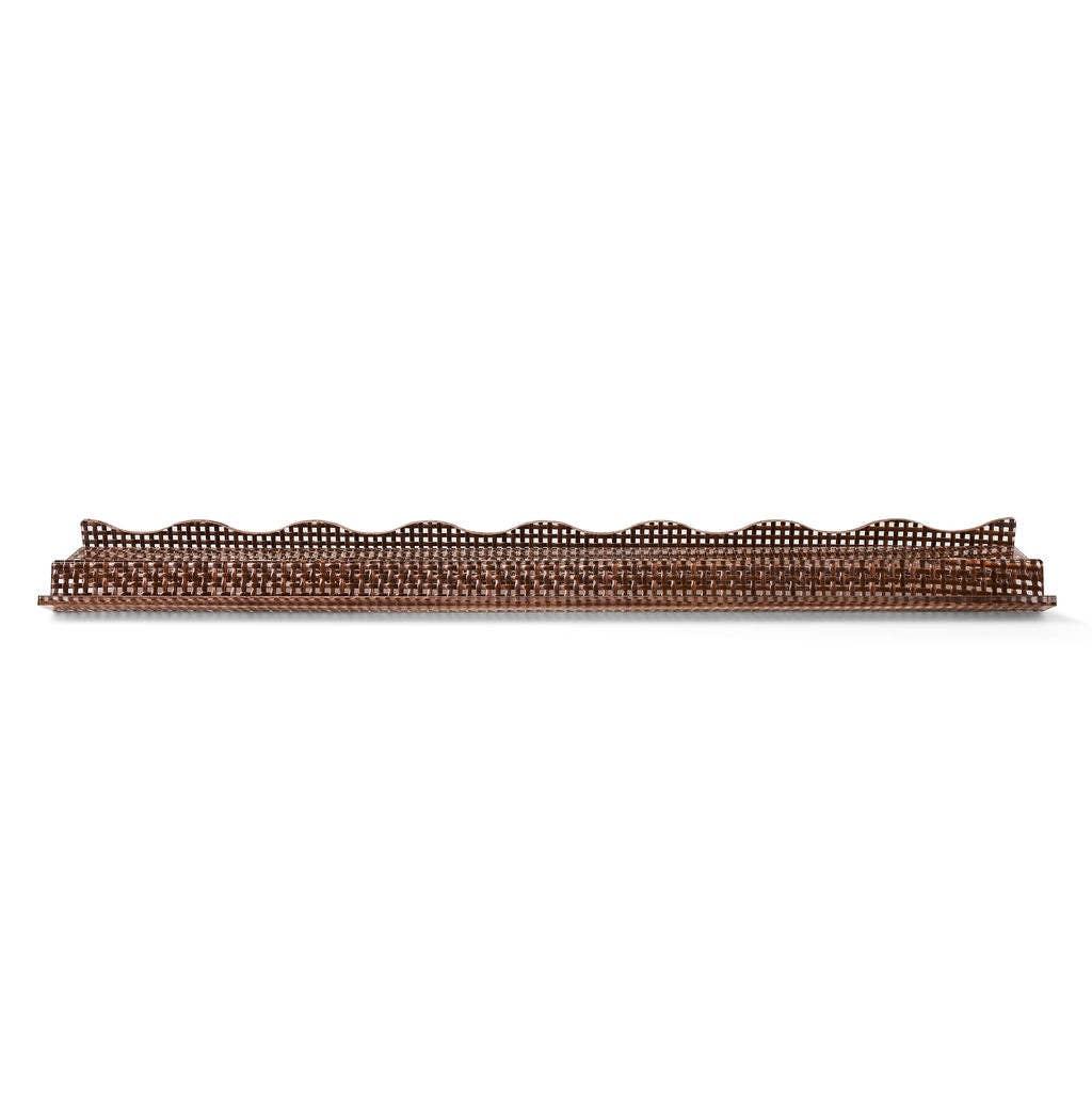 Chocolate Wavy Mahjong Rack