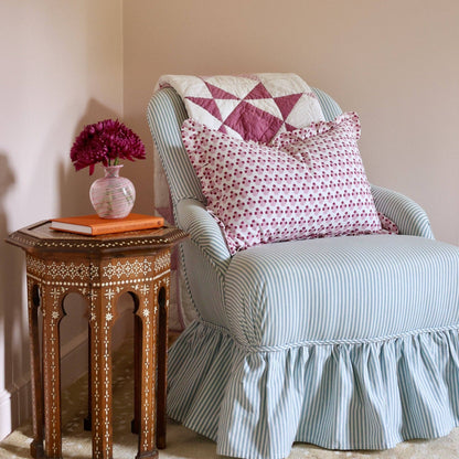 Abigail Pink Quilted Throw Blanket