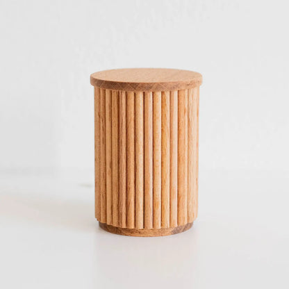 Dollhouse Fluted End Table | Wood Stain