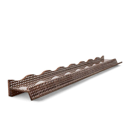 Chocolate Wavy Mahjong Rack