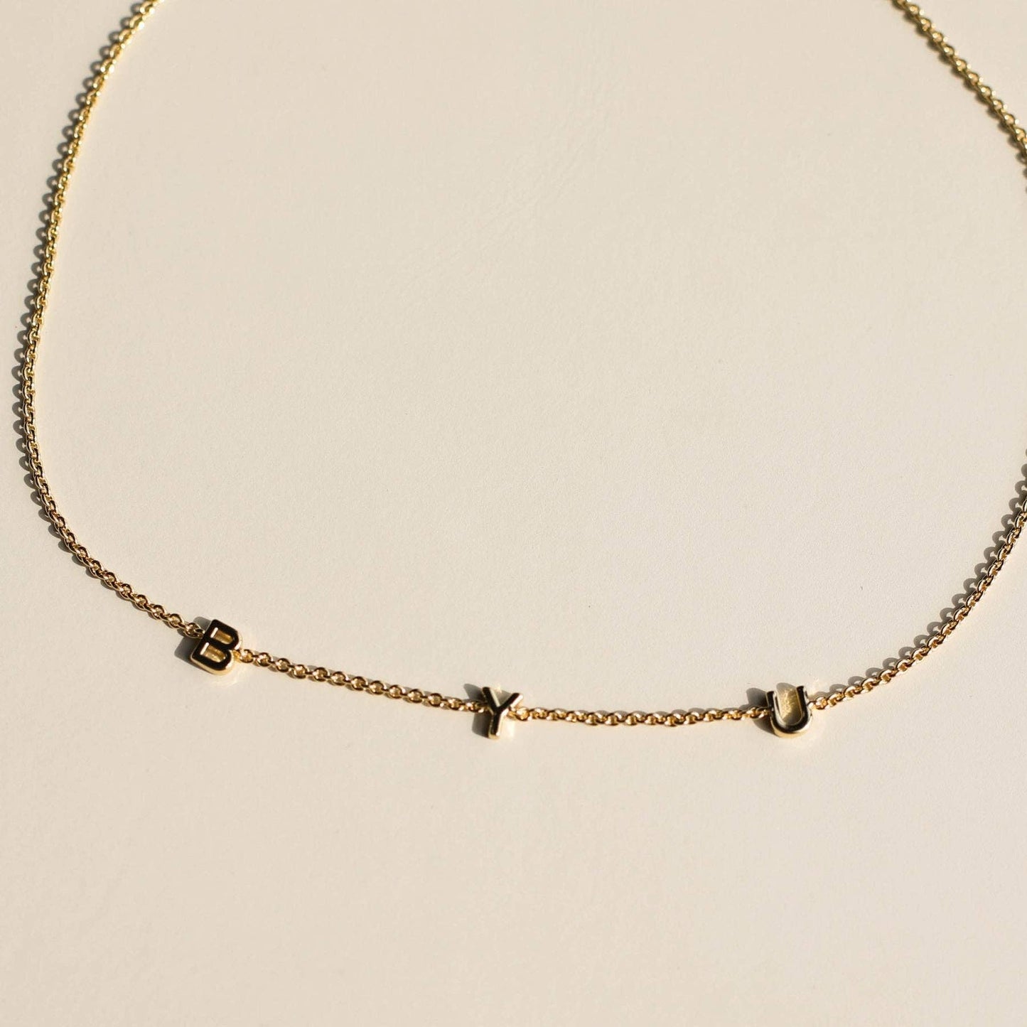 Brigham Young University Initial Necklace
