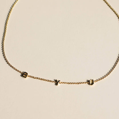 Brigham Young University Initial Necklace